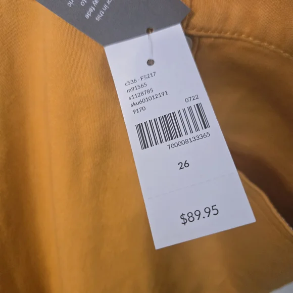 Lane Bryant Mustard Skinny Jeans - Picture 3 of 6